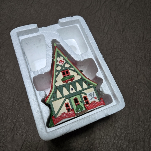 Department 56 North Pole Series Start a Tradition 12 Pieces  Department 56 Heritage Village Collection North Pole Candy Cane Peppermint Shop